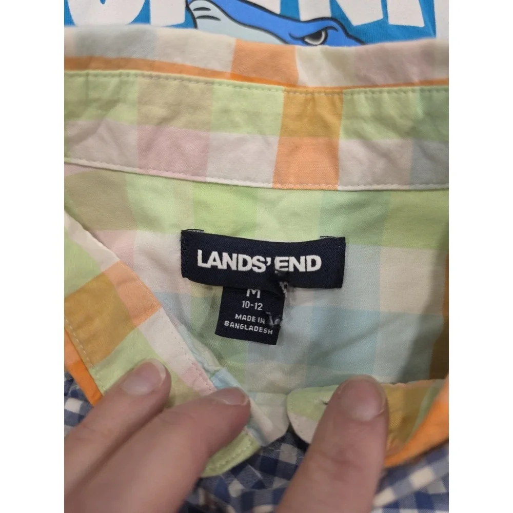 Boys Size 10-12 MD Lot of 8 Pieces Shirts Shorts Back To School Gap Lands End